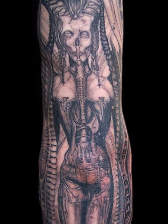 44 coolest biomechanical tattoo designs with meaning