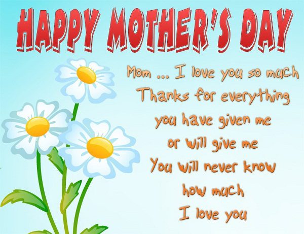 Mom I Love You Happy Mothers Day Wishes Message Picsmine 