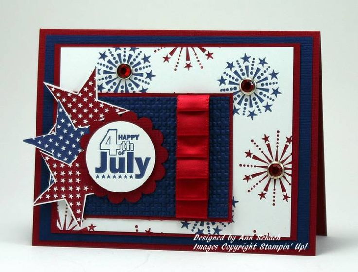 Beautiful Independence Day 4th Of July Wishes Card Image