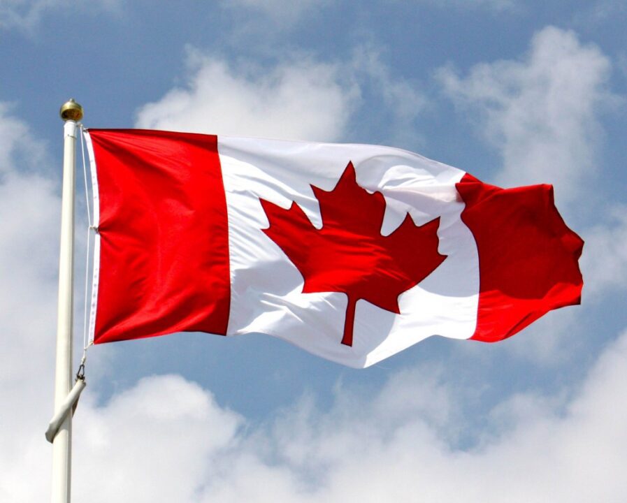 Best Wishes Happy Canada Day Greetings Flag Wallpaper