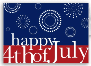 Celebrating 4th Of July Greetings Card Idea Image