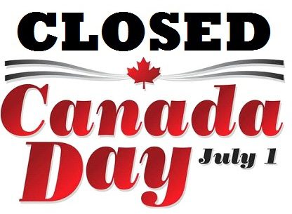 Closed 1st July happy Canada Day Wishes Message Image