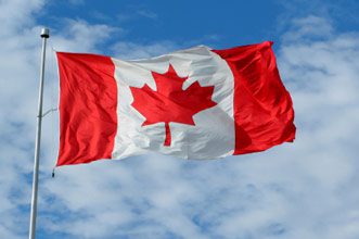 Happy Canada Day Wishes Flag Picture
