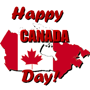 Happy Canada Day Wishes Message Clipart