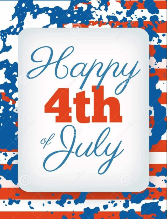 Happy Independence Day 4th July Greeting Card Image