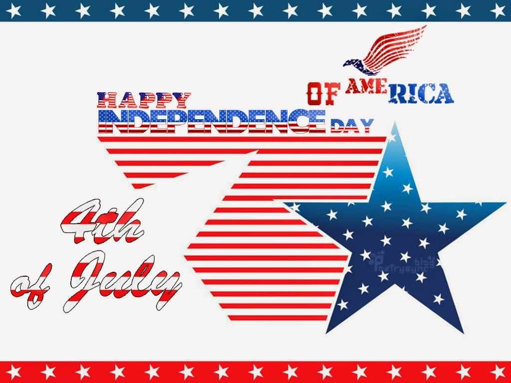 Happy Independence Day 4th Of July Wishes Message Wallpaper