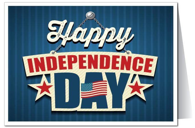 Happy Independence Day America 4th Of July Greetings Card Image