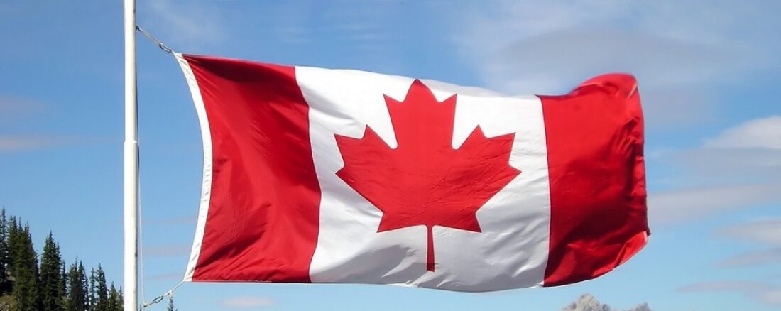 Have A Happy Canada Day Wishes Flag Wallpaper