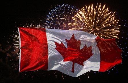 Have A Very Happy Canada Day Celebrate Fireworks Wishes Message Picture And Wallpapers