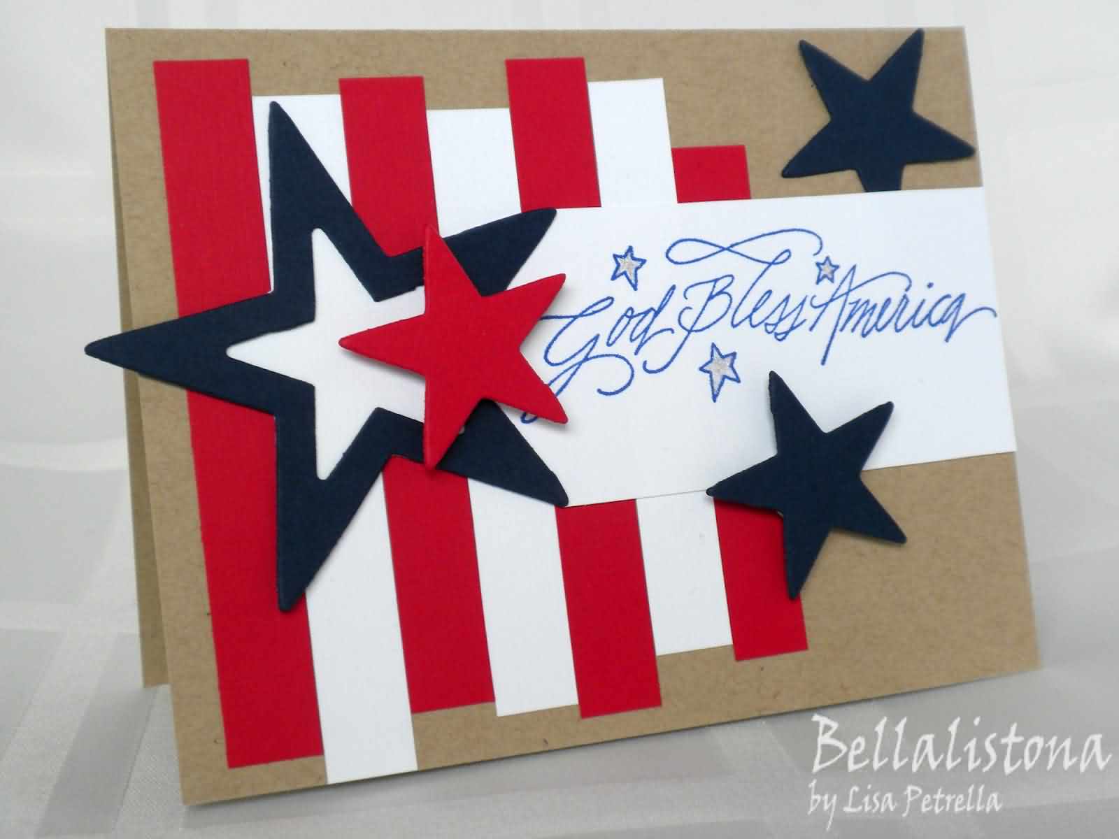 Wish You Happy 4th July Greetings Card Idea Image