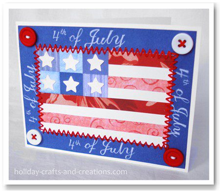 Wishing You A Very Happy 4th Of July Greetings Card Image