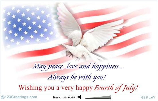 Wishing You A Very Happy 4th Of July Greetings Wishes Image