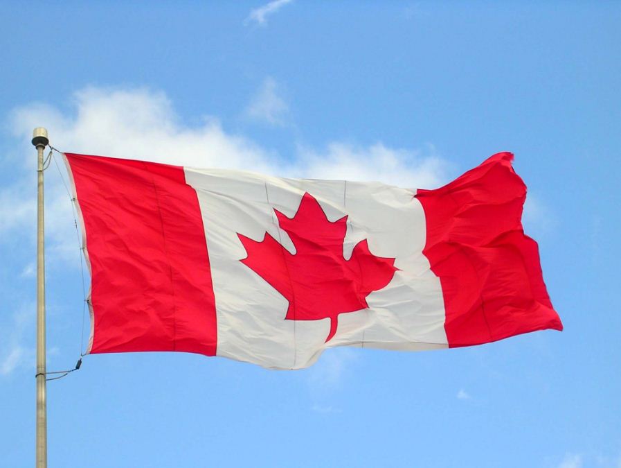 Wishing You Happy Canada Day Greetings Flag Wallpaper