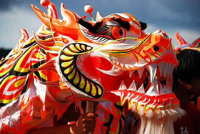 Amazing Red Dragon Chinese New Year Wikipedia Image | Picsmine
