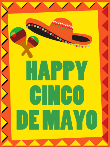 Happy Cinco De Mayo Greetings Card For Friends Let Enjoy | Picsmine
